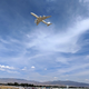 The DC8 lifts off from Boise for another FIREX-AQ science flight on August 13, 2019.